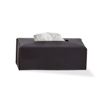 Decor Walther 0938090 NAPPA KB Коробка для салфеток Натуральная кожа черно-коричневая