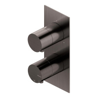 Ritmonio PR47HG101BLX Comandi Wellness Смеситель термостатический BLX BRUSHED BLACK CHROME