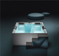 Gruppo Treesse V412NXBNS220O Спа бассейн отдельностоящий HEAVEN, 210x210x86h