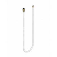 QuadroDesign Душевая программа NCFS051-BOPO Шланг для ручного душа 1500 мм, Light gold/белый