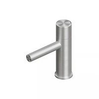 QuadroDesign STEREO 1601AS Смеситель с прогрессивным картриджем для раковины на 1 отверстие из столешницы, цвет Brushed Stainless Steel
