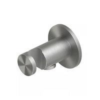 QuadroDesign Душевая программа 207.10AS Держатель ручного душа с выпуском, цвет Brushed Stainless Steel