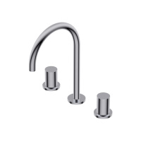 Ritmonio PR52AE202IX Diametro35 S Смеситель на 3 отв. для раковины IX BRUSHED