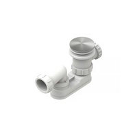 QuadroDesign Комплектующие  CS009AS Сифон для душа, цвет Brushed Stainless Steel