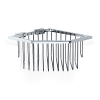 Decor Walther © 0704800 WA ECK3 Угловая полка для губки Хром