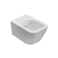GLOBO STS05BO Унитаз подвесной STONE cm 52 безободковый, крепление в комплекте, цвет bo (Bianco opac