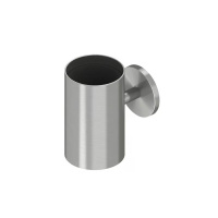 QuadroDesign A14 QA2302AS Стакан настенный, цвет Brushed Stainless Steel