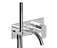 АКЦИЯ ™ Fantini # 6102V621B MYO Встраиваемый смеситель для ванны наружная часть хром